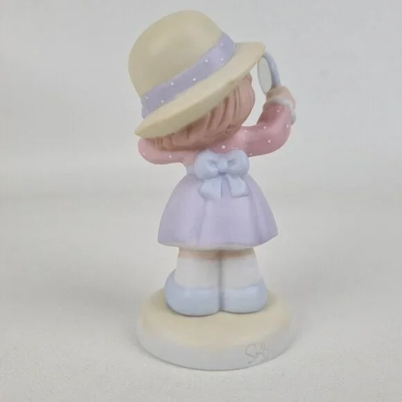 Precious Moments 730238 I'm A Reflection Of Your Love Girl Porcelain Figurine - Picture 4 of 6